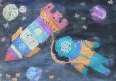 Школьные рисунки про космос. Как рассказать про космос детям: картинки,  мультфильмы и описания